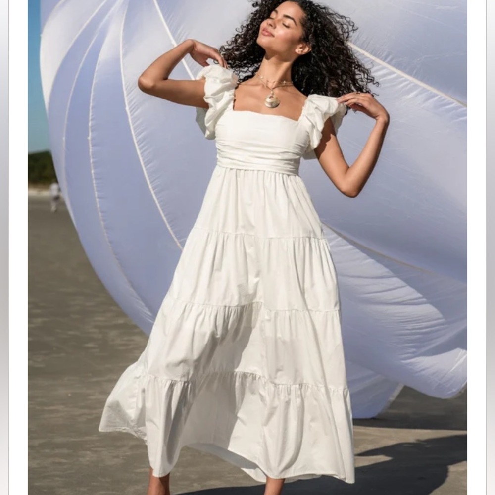 White dress!